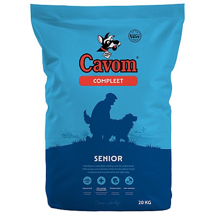 Cavom hondenvoer Compleet Senior 20 kg
