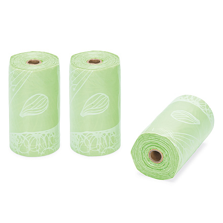 Beeztees Poepzakjes Afbreekbaar Limoen <br>6 x 15 st