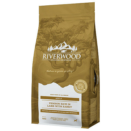 Riverwood Hondenvoer Adult Venison & Lamb 12 kg