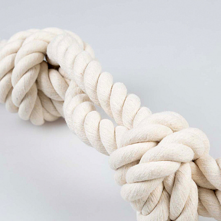 Duvo+ Hondenspeelgoed Eco Touw 3 Knopen & Lus