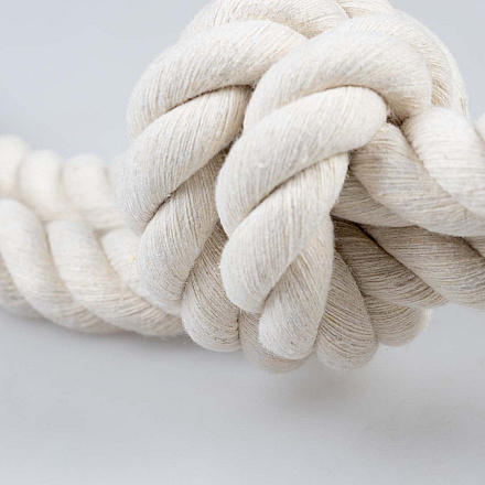 Duvo+ Hondenspeelgoed Eco Touw 2 Knopen & Lus