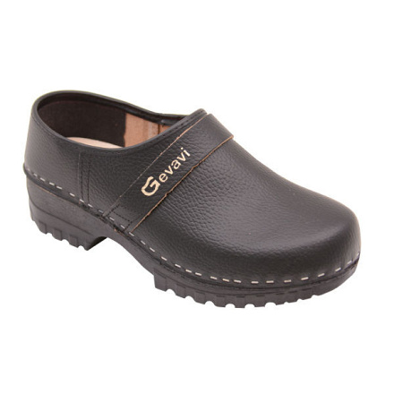 Schoenklomp Gevavi Dallas PU-zool zwart-36