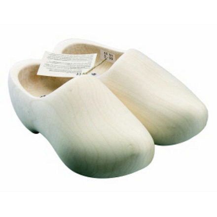 Klomp peppel blank mt. 30cm (46/47)