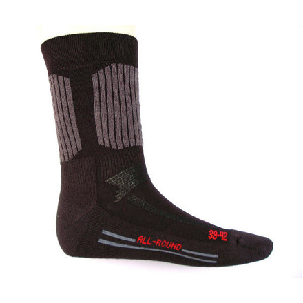 Sok Stapp, -ALLROUND-, zwart- 35/38