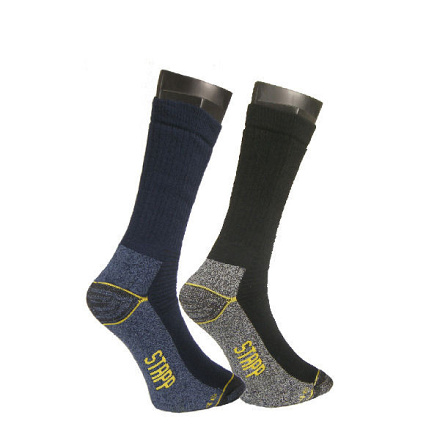 Sok Stappyellow, -All-round-WORKER, á 2pr, zwart- 39/42