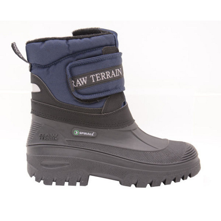 Spirale laars 9907 gevoerd BLAUW, mt.44