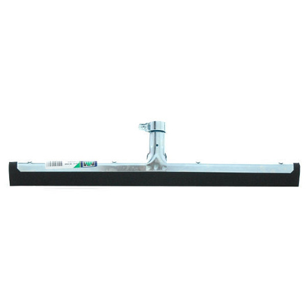 Vloertrekker metaal 45cm zwarte rubber -MM-