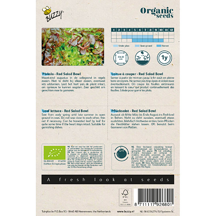 Buzzy® Organic Pluksla Red Salad Bowl (BIO)