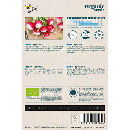 Buzzy® Organic Radijs Sparkler 2 (BIO)