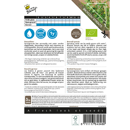 Buzzy® Organic Sprouting Broccolikers (BIO)