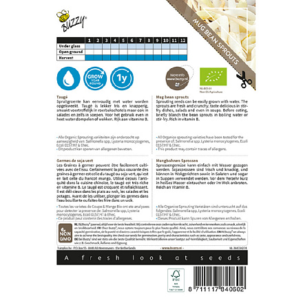 Buzzy® Organic Sprouting Taugé (BIO)