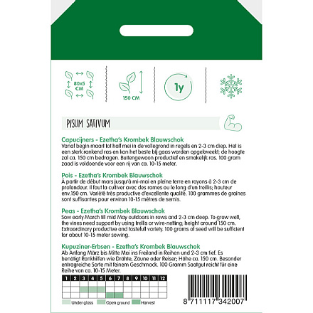 Capucijners Ezetha’s Krombek Blauwschok, 100g