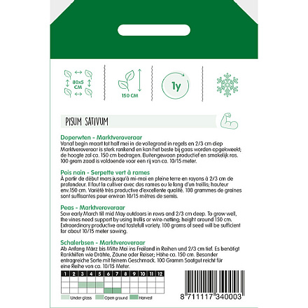 Doperwten Marktveroveraar, 100g