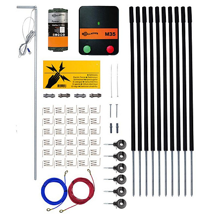 Gallagher Huisdieren kit - Schrikdraad - M35 - 230V - 50 cm - 100m - 0,35 J