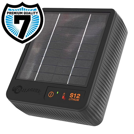 Gallagher Solar S12 Incl. Lithium Batterij - Solar schrikdraadapparaat - 9200 V