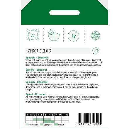 Spinazie Bazaroet, 100g