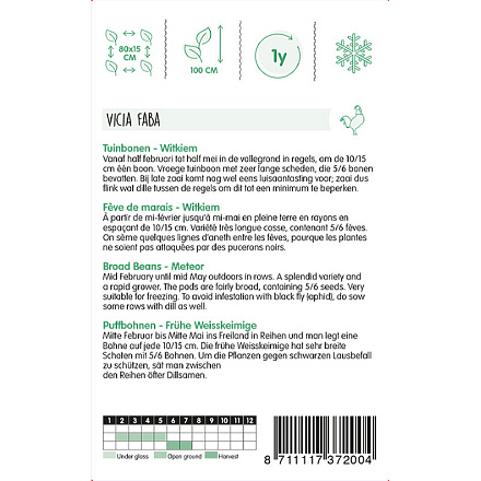 Tuinbonen Witkiem, 250g