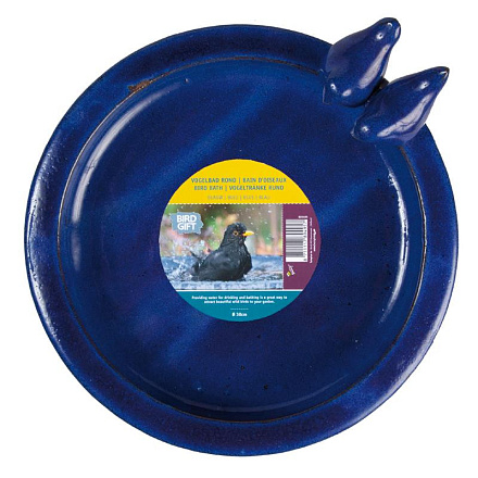 Vogelbad Rond Blauw