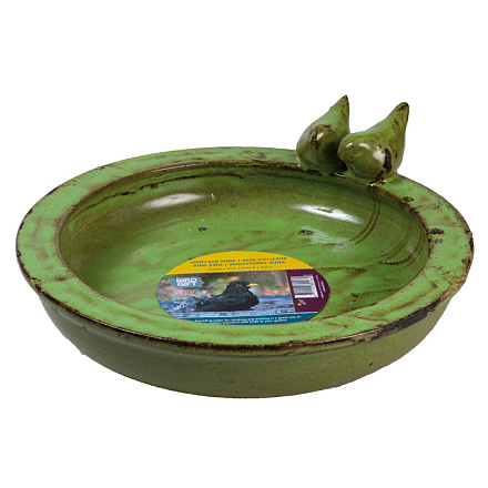 Vogelbad Rond Groen