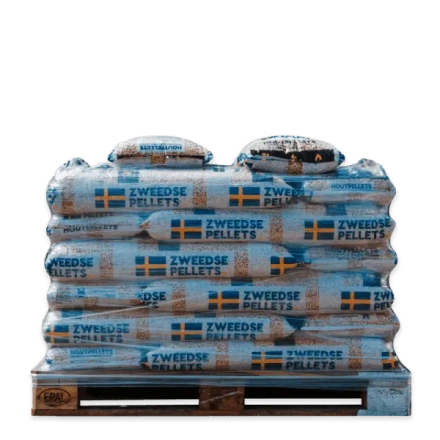 Zweedse houtpellets (16kg) 6mm