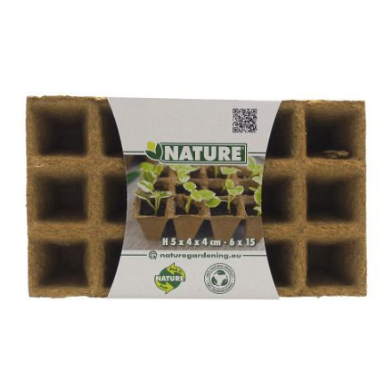 Nature - Turfpotjes - 6x15 Stuks - 5x4x4 cm