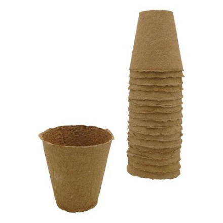 Nature - Turfpotjes - 18 Stuks - 8,5x8x8 cm