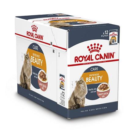 Royal Canin kattenvoer Intense Beauty in Gravy 12 x 85 gr