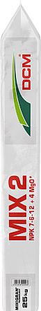 DCM MIX 2 7-6-12 + 4MGO 25 KG MINIGRAN