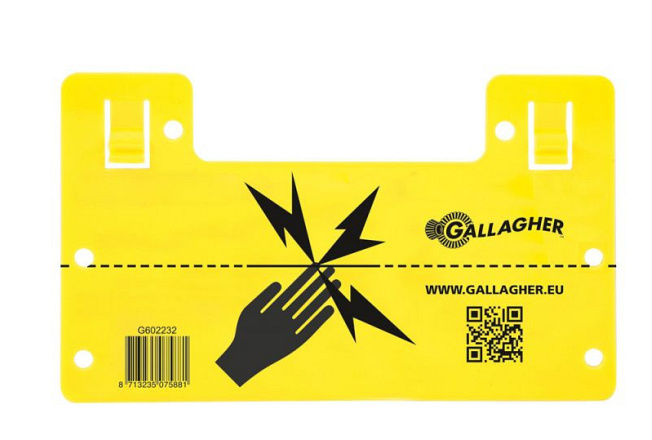 Gallagher EU Waarschuwingsbordje - Accessoires -