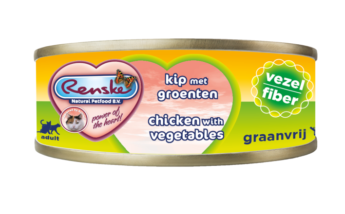 Renske kattenvoer Vers Vlees maaltijd Kip met groenten 70 gr