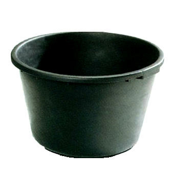 Speciekuip ROND, zwart 40L.